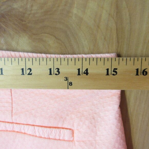 LILLY PULITZER  Adie Ruffle Pocket Stretch Shorts Sz 2 Peach Flamingo Orange NWT - Picture 14 of 16